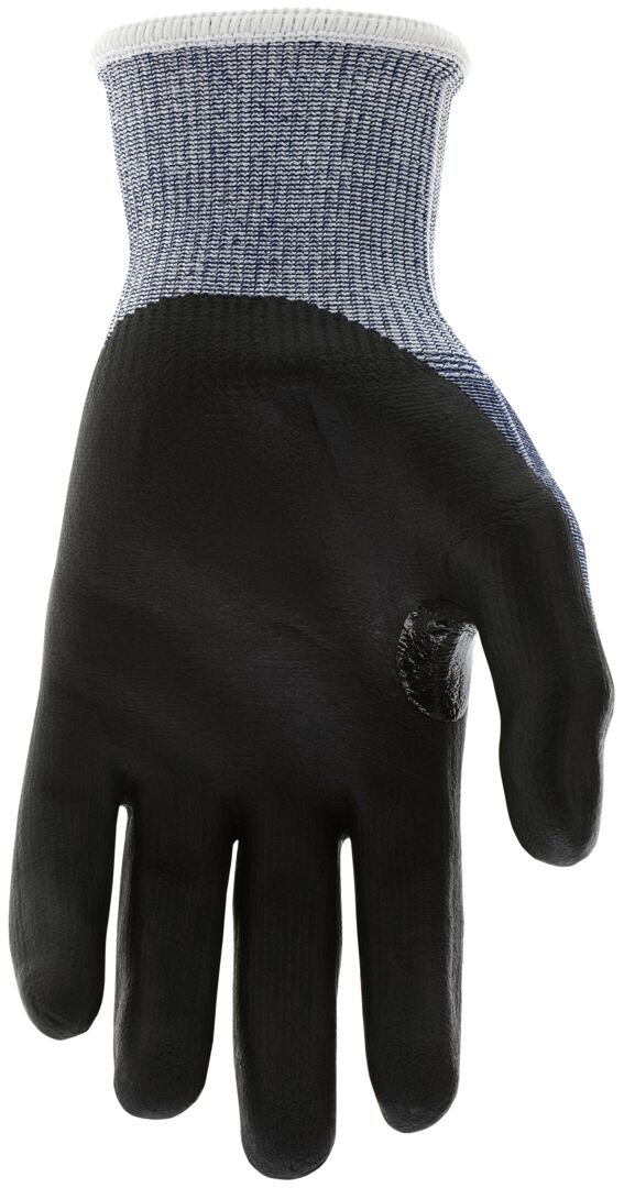 92715NF - MCR Safety CutPro® - 15 Gauge HyperMax® HPPE Shell - Cut, Abrasion, and Puncture Resistant - Nitrile Foam Coated Palm and Fingertips - Reinforced Thumb Crotch Provides Additional Wear
