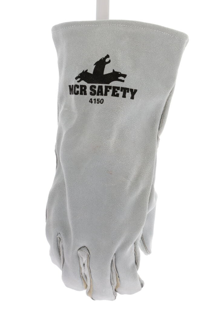 MCR Safety 4150 - Weld,Cow Split, Select S-B+, Fleece,Gray - manufacturer product image 2