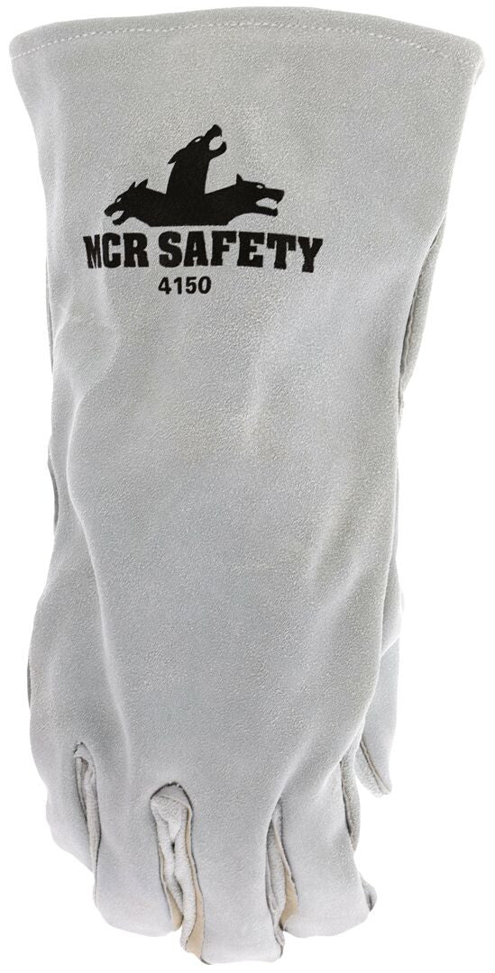 MCR Safety 4150 - Weld,Cow Split, Select S-B+, Fleece,Gray - manufacturer product image 4