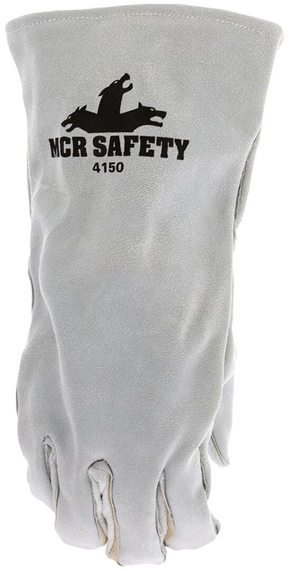 MCR Safety 4150 - Weld,Cow Split, Select S-B+, Fleece,Gray - manufacturer product image 4
