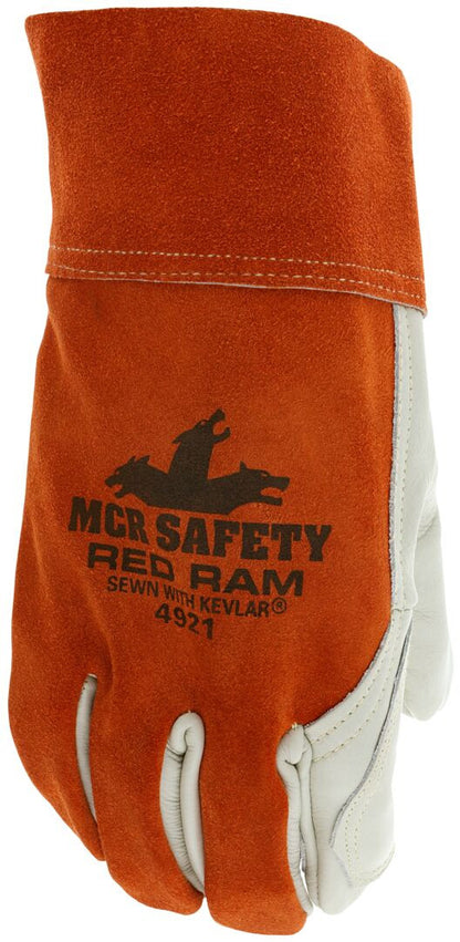 MCR Safety Welding Gloves – heat resistant – Red