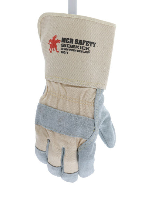 16011_ - 16011L - 122273 - 36016011 - Sidekick® Series Leather Palm Work Gloves - Premium A Grade Split Side Leather - 4.5 In