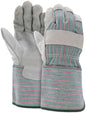 Split Cowhide Leather Palm Glove, Wing Thumb, Gauntlet Cuff