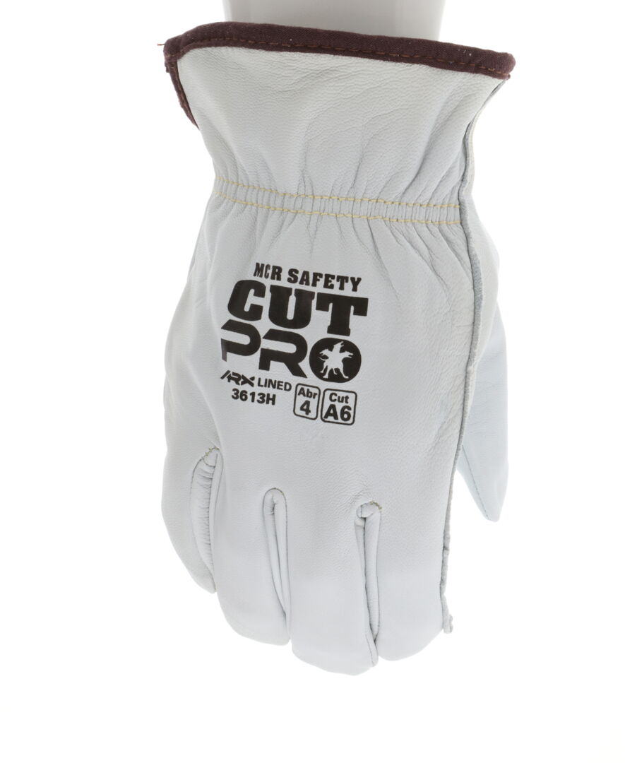 3613H - MCR Safety CutPro® - Goatskin Leather Drivers Work Gloves - Select B Grade Grain Goatskin Leather - Cut-Resistant ARX® Liner - Keystone Thumb - ARC rating of 40 cal/cm²