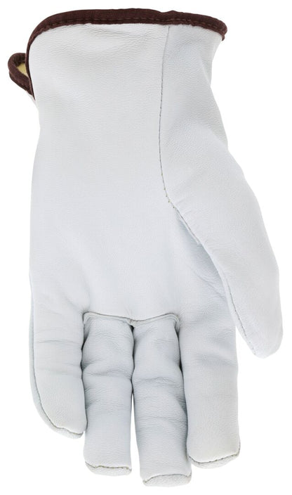 3601K - Leather Drivers Work Gloves - Premium A Grade Grain Goatskin - Lined with DuPont™ Kevlar Aramid / Synthetic - Cut Resistant - Arc rating of 37.5 cal/cm²