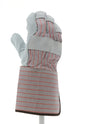 1210_ - 1210 - 124293 - 360 - Rotational view of 1210 long gauntlet leather palm work gloves with split shoulder leather and 