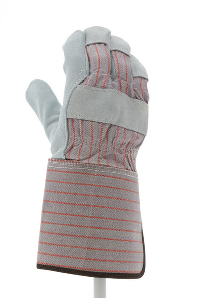 1210_ - 1210 - 124293 - 360 - Rotational view of 1210 long gauntlet leather palm work gloves with split shoulder leather and 