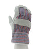 1220SX_ - 1220SX - 124480 - 360 - Rotational view of 1220SX leather palm work gloves with patch palm and 2.5-inch starched sa