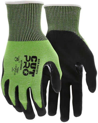 92785NF - MCR Safety Cut Pro® - 18-Gauge HyperMax® HPPE Shell - Cut, Abrasion, and Puncture Resistant - Micro Foam Nitrile Coated Palm and Fingertips - Reinforced Thumb Crotch for Additional Wear Protection