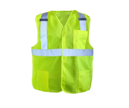 Occunomix Mesh 5-Pt Breakaway Vest Hi-Vis Safety Vests Orange S model LUX-SSBRPC-OS
