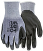 92715PU - MCR Safety CutPro® - 15 Gauge HyperMax® HPPE Shell - Cut, Abrasion and Puncture Resistant - Polyurethane (PU) Coated Palm and Fingertips