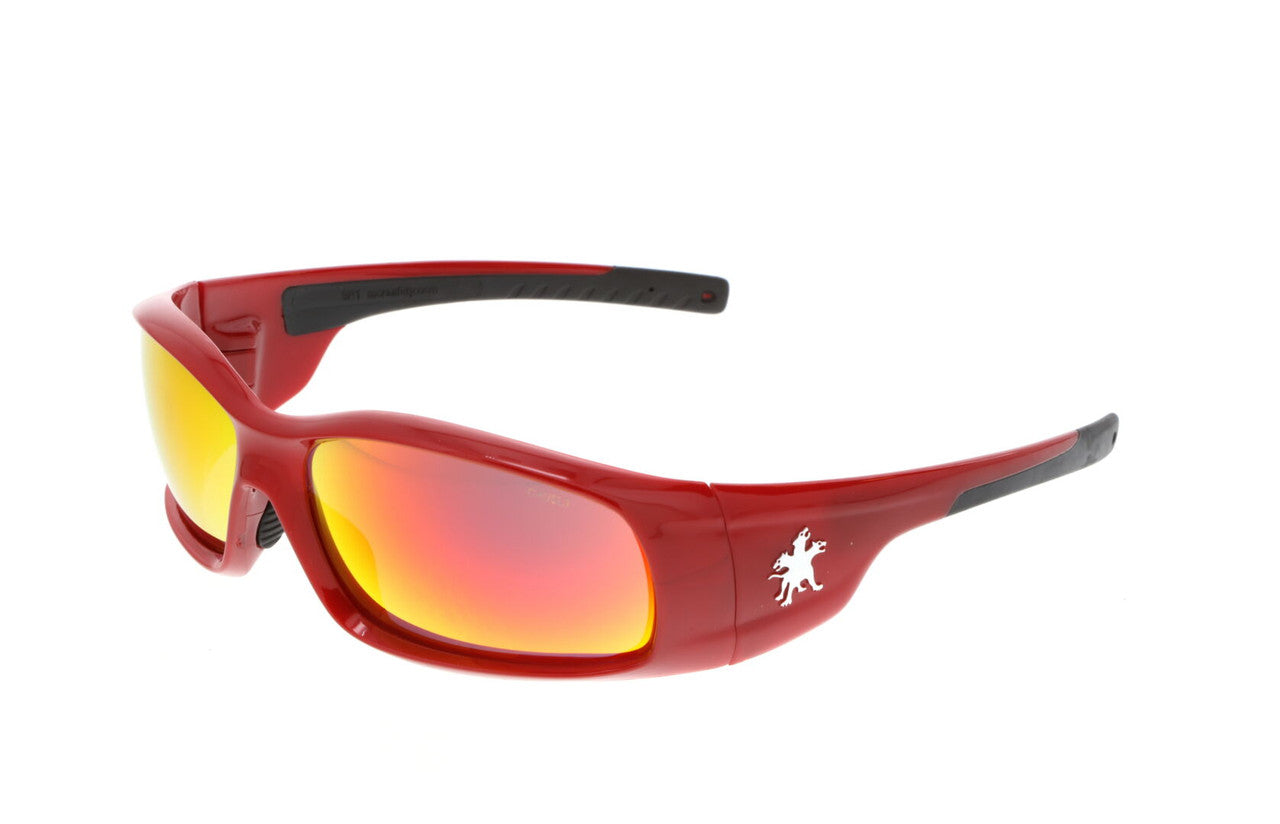 MCR Safety SR1 - Swagger® SR1 Series Safety Glasses - Soft Non-Slip Nose Piece and Temples - Bold Wider Temples and Full Frame Design — manufacturer image 2