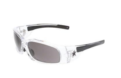 MCR Safety SR1 - Swagger® SR1 Series Safety Glasses - Soft Non-Slip Nose Piece and Temples - Bold Wider Temples and Full Frame Design — manufacturer image 19