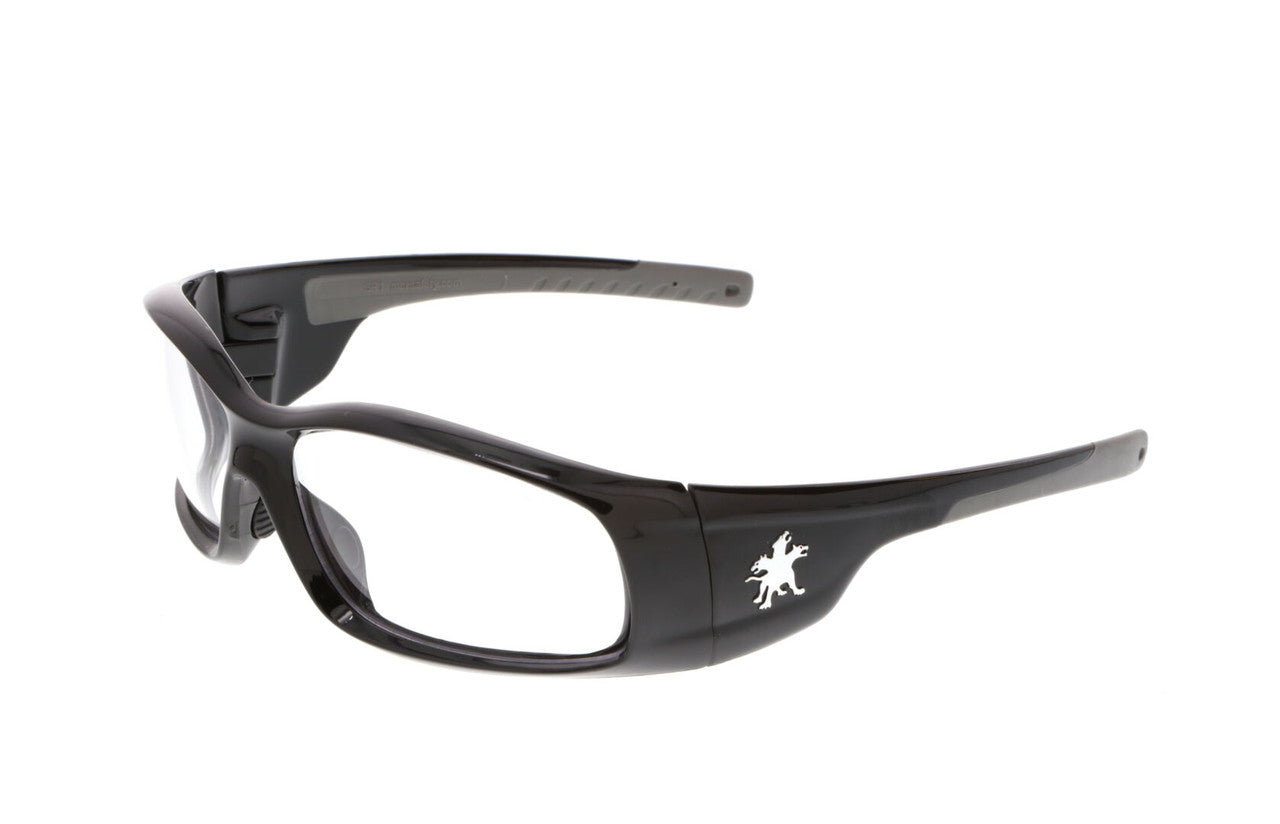 MCR Safety SR1 - Swagger® SR1 Series Safety Glasses - Soft Non-Slip Nose Piece and Temples - Bold Wider Temples and Full Frame Design — manufacturer image 3
