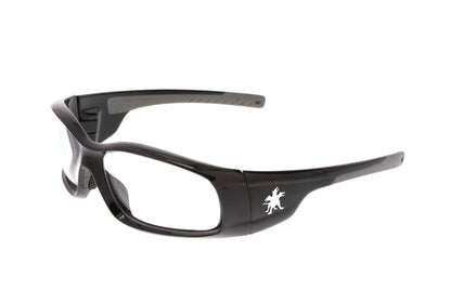 MCR Safety SR1 - Swagger® SR1 Series Safety Glasses - Soft Non-Slip Nose Piece and Temples - Bold Wider Temples and Full Frame Design — manufacturer image 3