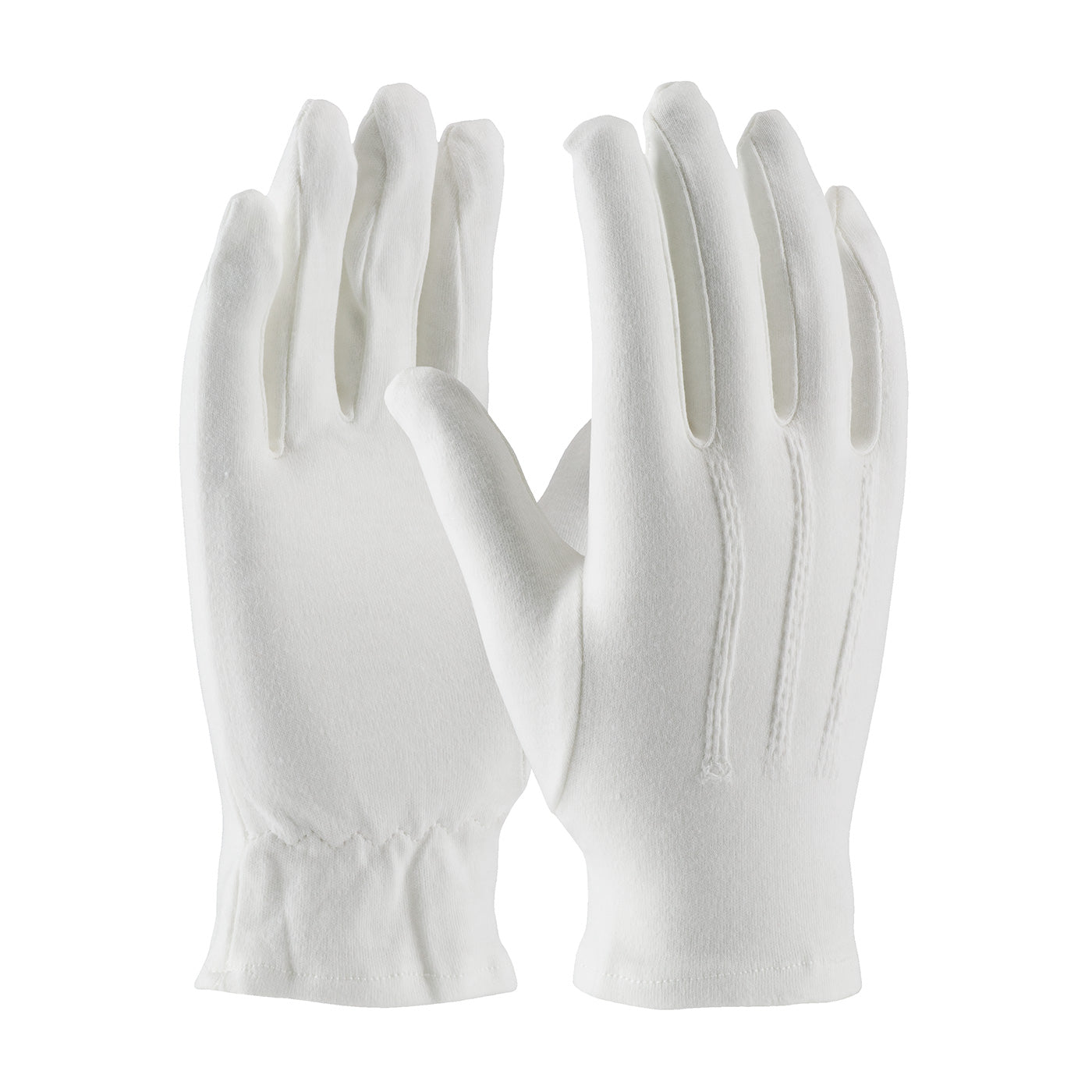 Century Glove 130-100WM – 100% Cotton Dress Glove with Raised Stitching on Back - Open Cuff