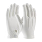 Century Glove 130-150WM – 100% Cotton Dress Glove with Raised Stitching on Back - Snap Closure