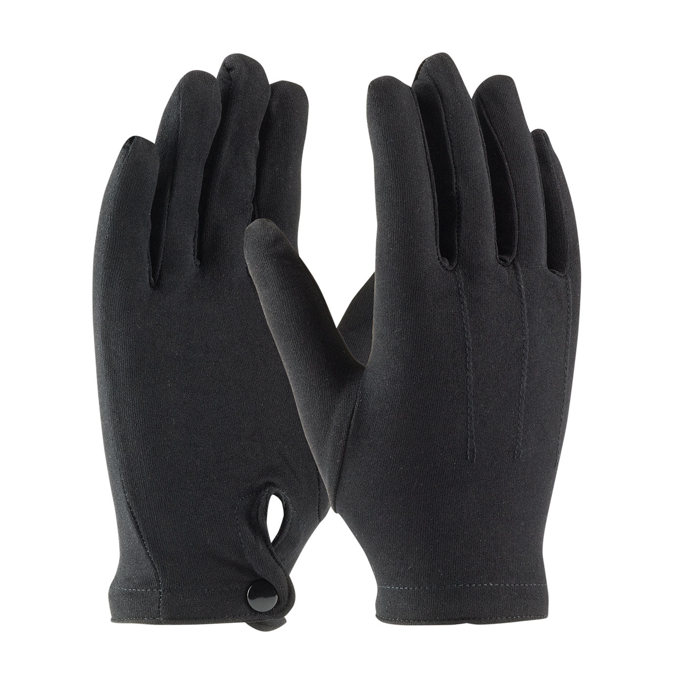 Century Glove 130-650BM – 100% Stretch Nylon Dress Glove with Raised Stitching on Back - Snap Closure