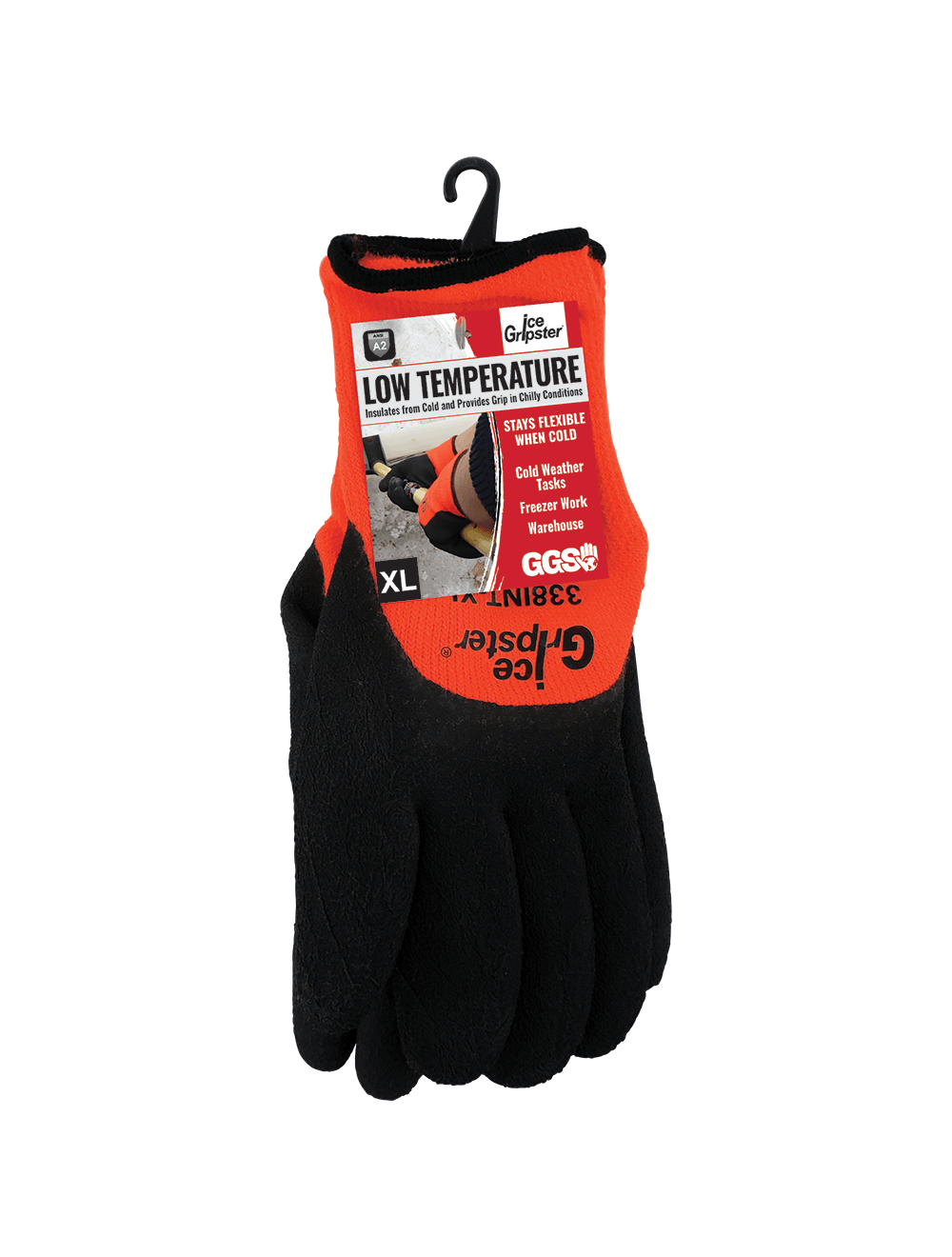 Gripster® - 338INT - Cut Resistant Gloves - cut level A2 - red