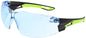 MCR Safety HK5 - Hulk® HK5 Series Safety Glasses - Hi-Vis Lime/Black TPR Temples - Indoor/Outdoor Mirror Lens - UV-AF® Anti-Fog Lens Coating - Integral Polycarbonate Nose Bridge - Excellent Horizontal and Vertical Field of Vision