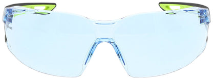 MCR Safety HK5 - Hulk® HK5 Series Safety Glasses - Hi-Vis Lime/Black TPR Temples - Indoor/Outdoor Mirror Lens - UV-AF® Anti-Fog Lens Coating - Integral Polycarbonate Nose Bridge - Excellent Horizontal and Vertical Field of Vision — manufacturer image 4