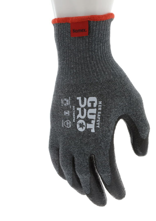 9379BP - MCR Safety CutPro® - 13 Gauge DuPont™ Nomex® Shell - Cut Resistant Arc Rated Work Gloves - Neoprene/Nitrile Coated Palm & Fingertips - CAT2 FR Glove Provides an Arc Rating of 9.8 cal/cm²