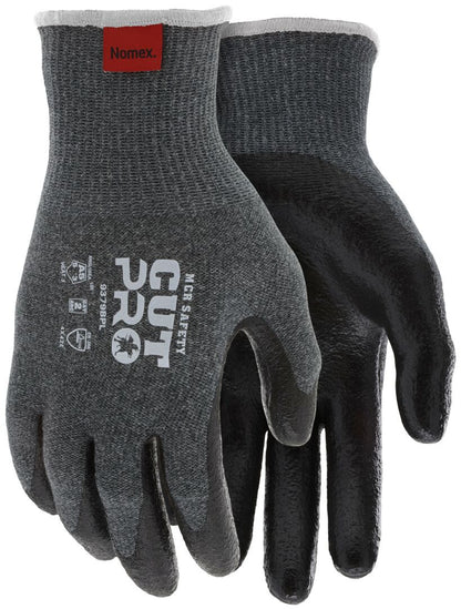 9379BP - MCR Safety CutPro® - 13 Gauge DuPont™ Nomex® Shell - Cut Resistant Arc Rated Work Gloves - Neoprene/Nitrile Coated Palm & Fingertips - CAT2 FR Glove Provides an Arc Rating of 9.8 cal/cm²
