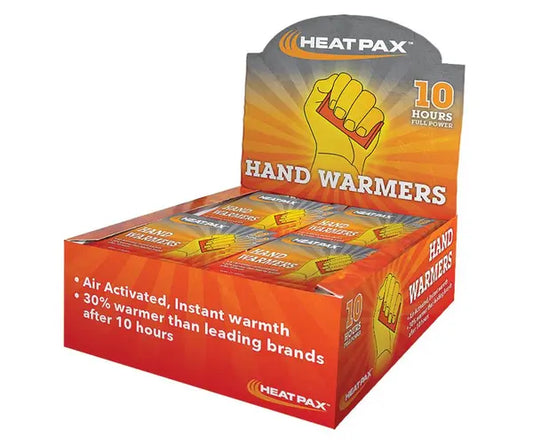 Occunomix Heat Pax Hand Warmers 40 Pair Display Cold Stress PPE One Size model 1100-80D
