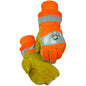 Caiman 1353 – Premium Split Cowhide Leather Palm Glove with Hi-Vis Water Resistant Fabric Back - Heatrac® Insulation