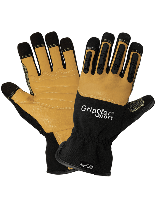 Gripster® AC2008SC Chemical Handling Gloves - cut level A9 - tan