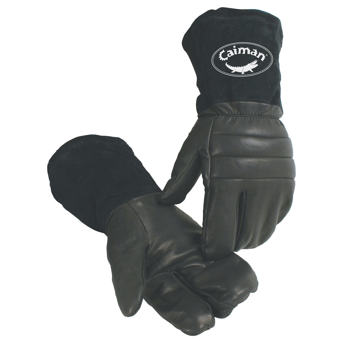 Caiman 1398 – Premium Goat Grain Leather Glove with Polapile™ Insulation - Gauntlet Split Cowhide Cuff