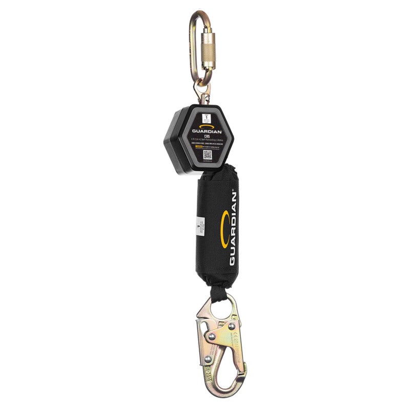 Guardian 1400198 - CR5 Class 1 SRL - 6 ft Web, Steel Snap Hook - manufacturer product image