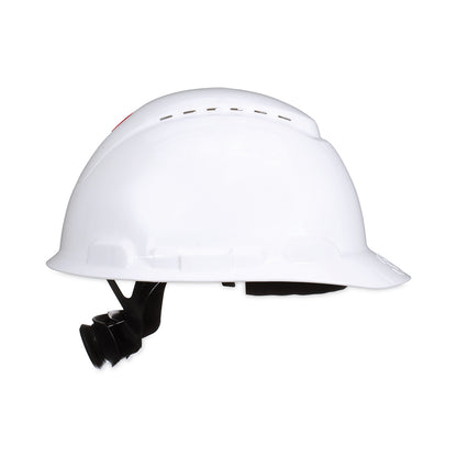 3M™ SecureFit™ Hard Hat, Vented, 4-Point Pressure Diffusion Ratchet Suspension, with UVicator