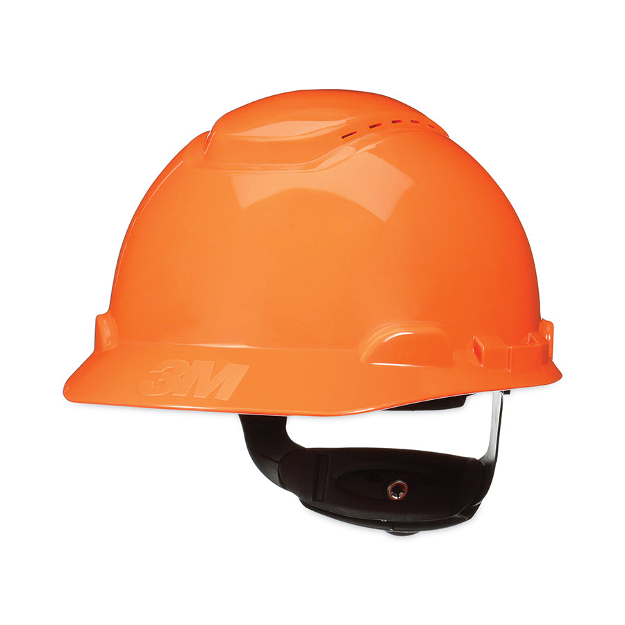 3M™ SecureFit™ Hard Hat, Vented, 4-Point Pressure Diffusion Ratchet Suspension, with UVicator