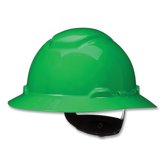 3M H-801SFR-UV SecureFit Full Brim Hard Hat, White, 4-Point Pressure Diffusion Ratchet Suspension, with UVicator - view 5