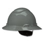 3M™ SecureFit™ Full Brim Hard Hat H-801SFR-UV, White, 4-Point Pressure Diffusion Ratchet Suspension, with UVicator