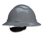 3M™ SecureFit™ Full Brim Hard Hat, Vented, 4-Point Pressure Diffusion Ratchet Suspension, w/UVicator