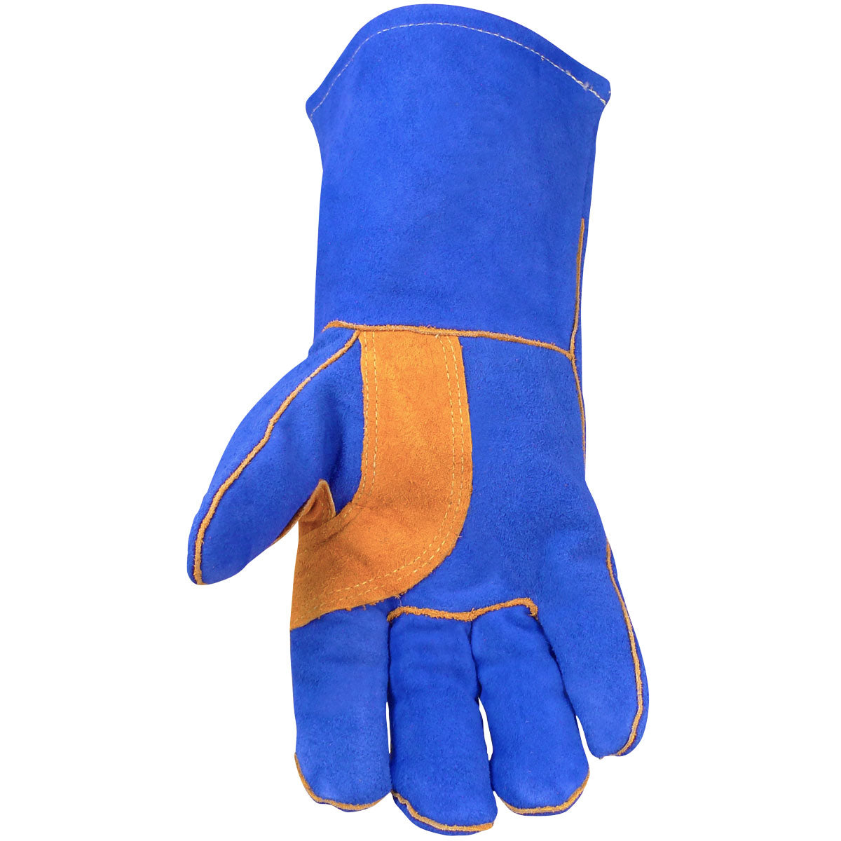 PIP Caiman 1440 Premium Split Cowhide Leather Welder's Glove with Foam Lining - 14" Length
