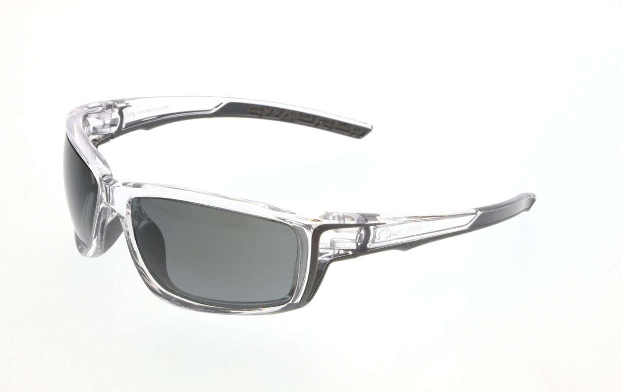 MCR Safety Swagger® SR4 Series Safety Glasses - Permanently Injected Soft TPR from Nose Pads to Temples Ends - Dielectric Containing No Metal Pieces — Sold by Pair — manufacturer image 7