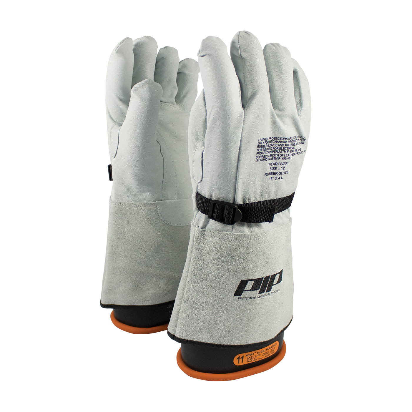 PIP 148-6000 Top Grain Goatskin Leather Protector for Novax® Gloves - Gauntlet Cuff