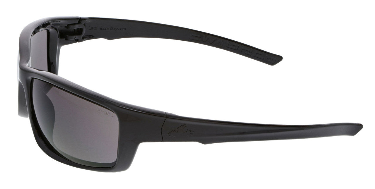 MCR Safety SR3 - Swagger® SR3 Safety Glasses - Black Temples - Dielectric Glasses Contain No Metal - No Removable Pieces — manufacturer image 3