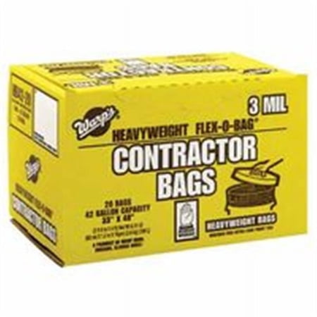 Warp Brothers 33 gal 2-A / Smil 33"X40"Trash Can Liner Recycled - HB33-60-R