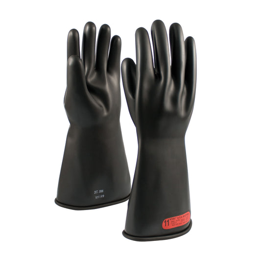 PIP NOVAX 150-0-14 Class 0 Rubber Insulating Glove with Straight Cuff - 14"
