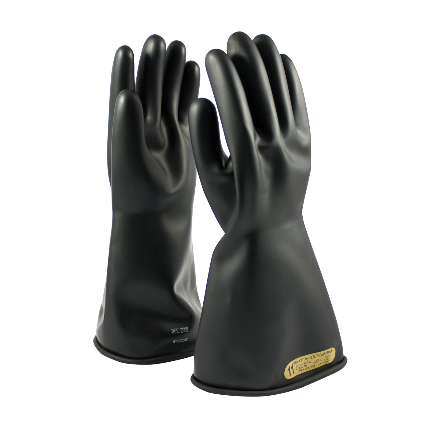 PIP NOVAX 150-00-14 Class 00 Rubber Insulating Glove with Straight Cuff - 14"
