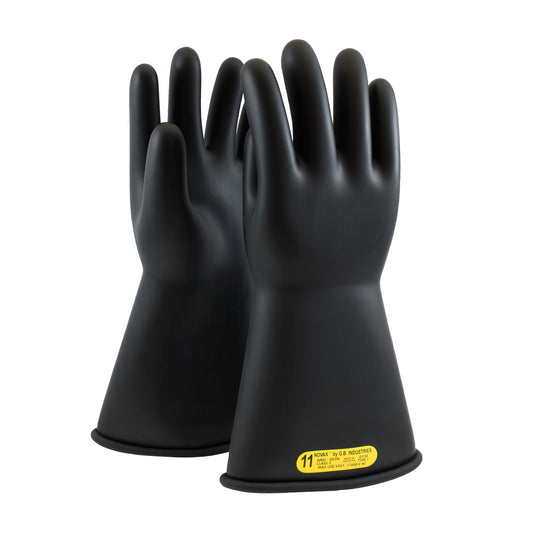 PIP NOVAX 150-2-14 Class 2 Rubber Insulating Glove with Straight Cuff - 14"
