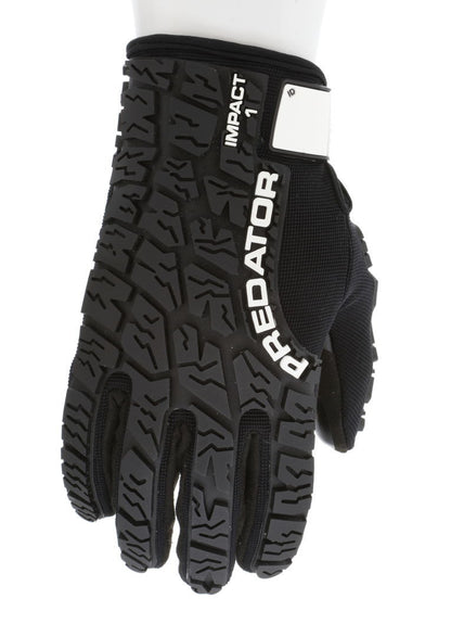 PD2904 - Predator® Mechanics Gloves - Synthetic Leather Palm - Tire Tread Pattern TPR Back of Hand Protection - Adjustable Wrist Closure with ID Pad - PVC on the Fingertips, Palm, and Thumb Crotch for Enhanced Grip and Abrasion Resistance
