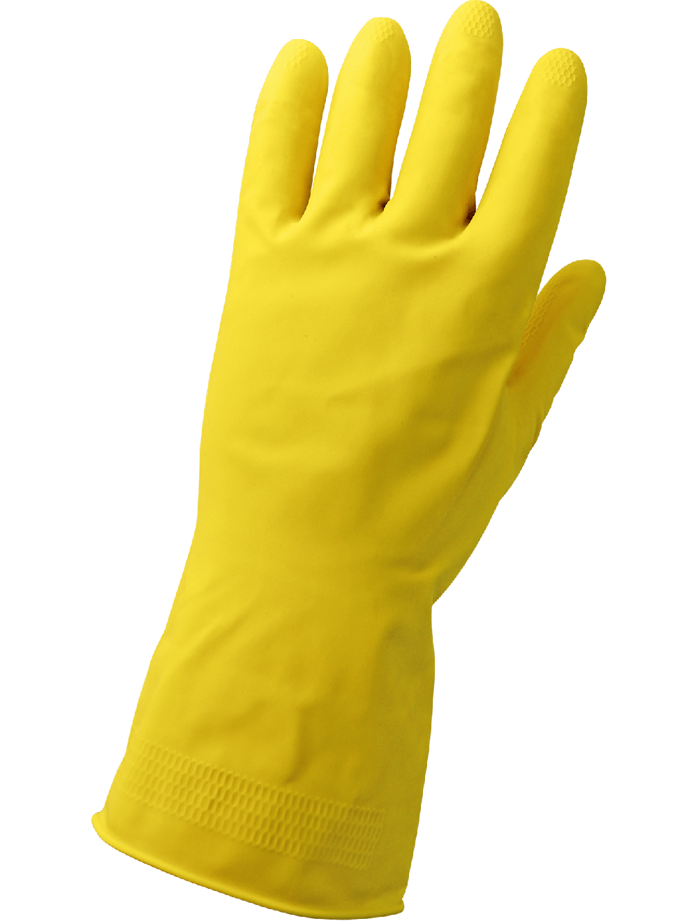 Economy 150FE Chemical Handling Gloves - latex - yellow