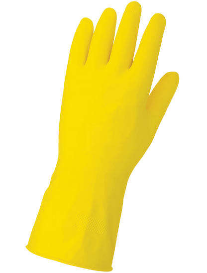 FrogWear® - 150F - Unsupported Gloves - rubber coating - yellow