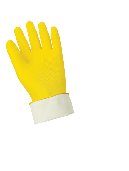 FrogWear® - 150F - Unsupported Gloves - rubber coating - yellow