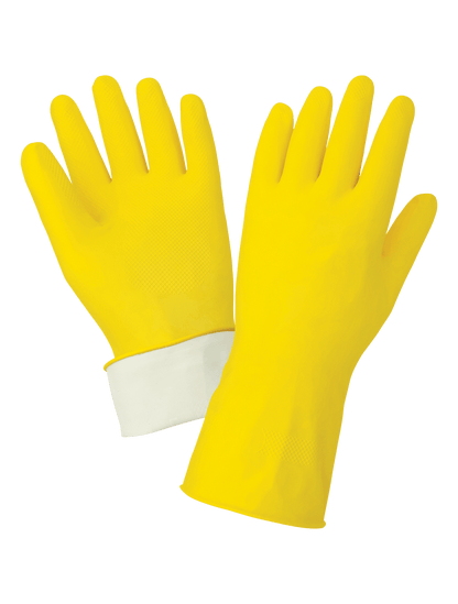 FrogWear® 150F Chemical Handling Gloves - latex - yellow